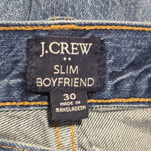 J Crew Womens Premium Edition Patchwork Slim Boyfriend Straight Denim Jeans 30 - Picture 12 of 12